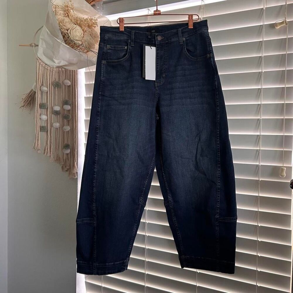 Ruti Petite Ultimate Barrel Leg Jeans 2.0 Indigo NWT Size 3P - Picture 2 of 8